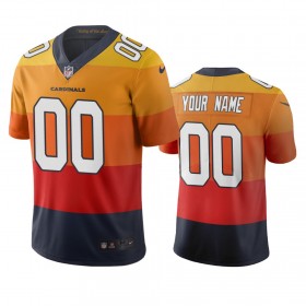 Tröjor Arizona Cardinals Custom Sunset Orange City Edition Vapor Limited - Män